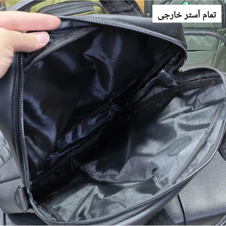 کیف اداری و لپتاپی 3 کاره اسپرت پارچه اسکین مناسب لپتاپ 14.1 اینچ مردانه و زنانه